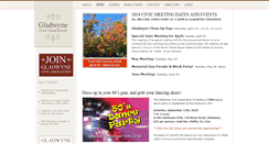 Desktop Screenshot of gladwynecivic.com